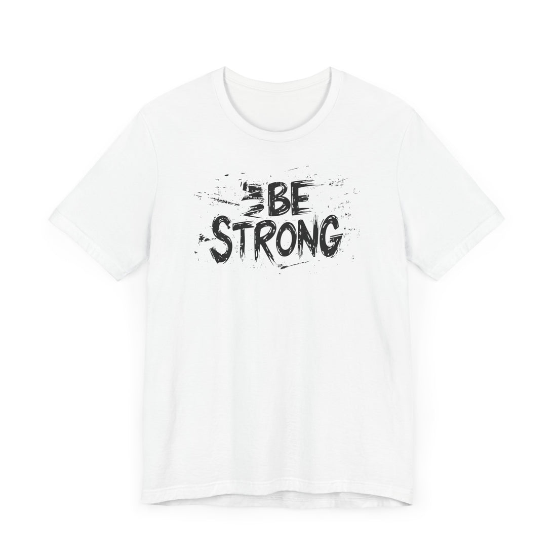 Be Strong T-Shirt | Black Cotton Tee with Motivational Text Design | Stylish and Comfortable Unisex Shirt