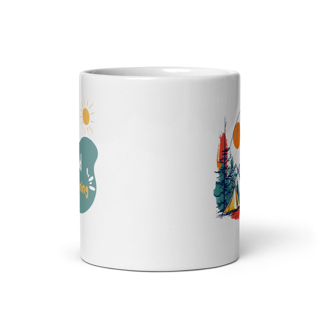 Good Morning Adventure Mug Set | Camping & Nature Scene | Perfect for Outdoors Lovers