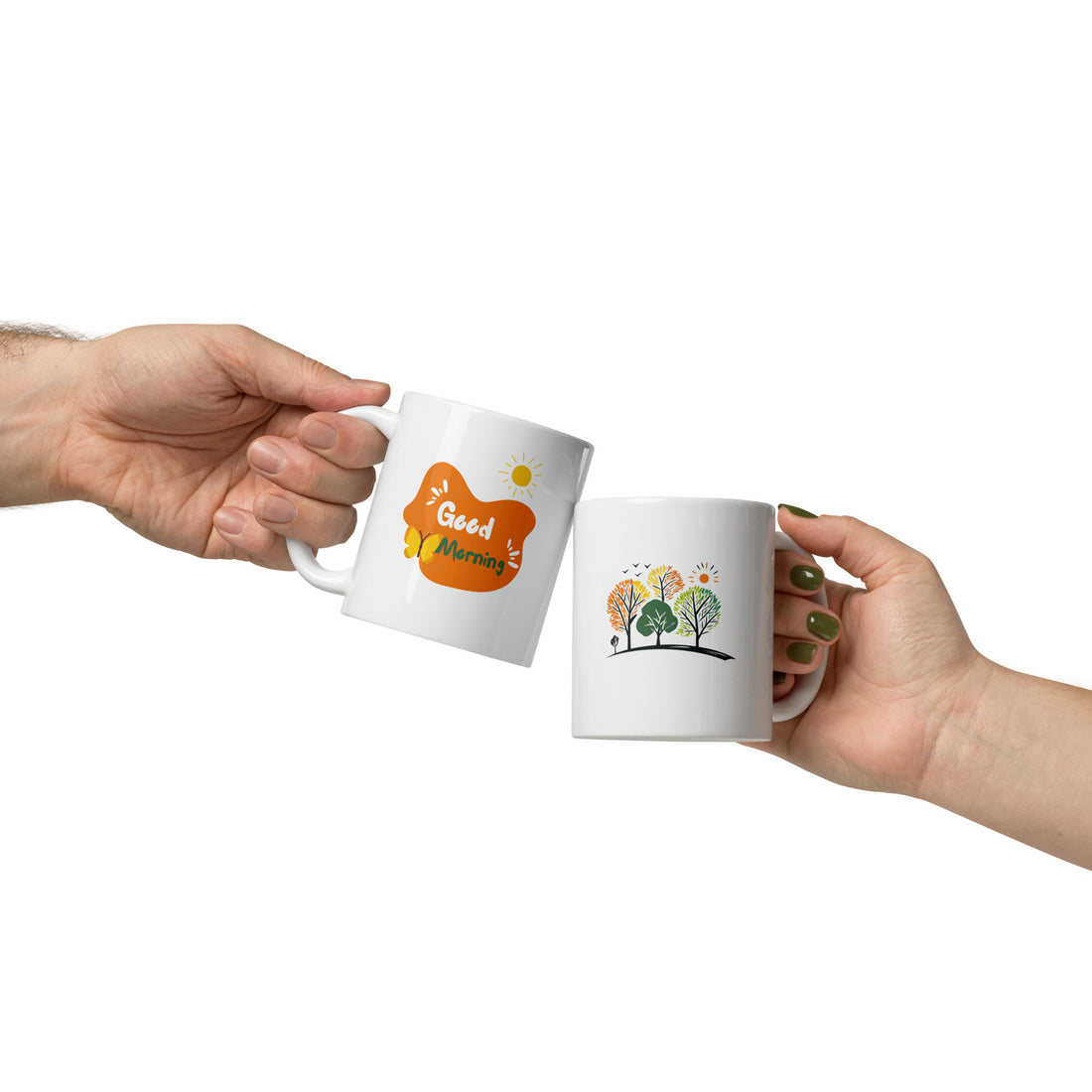 Nature Tree Mug | Colorful Forest Design | Eco-Inspired Coffee Mug for Nature Lovers