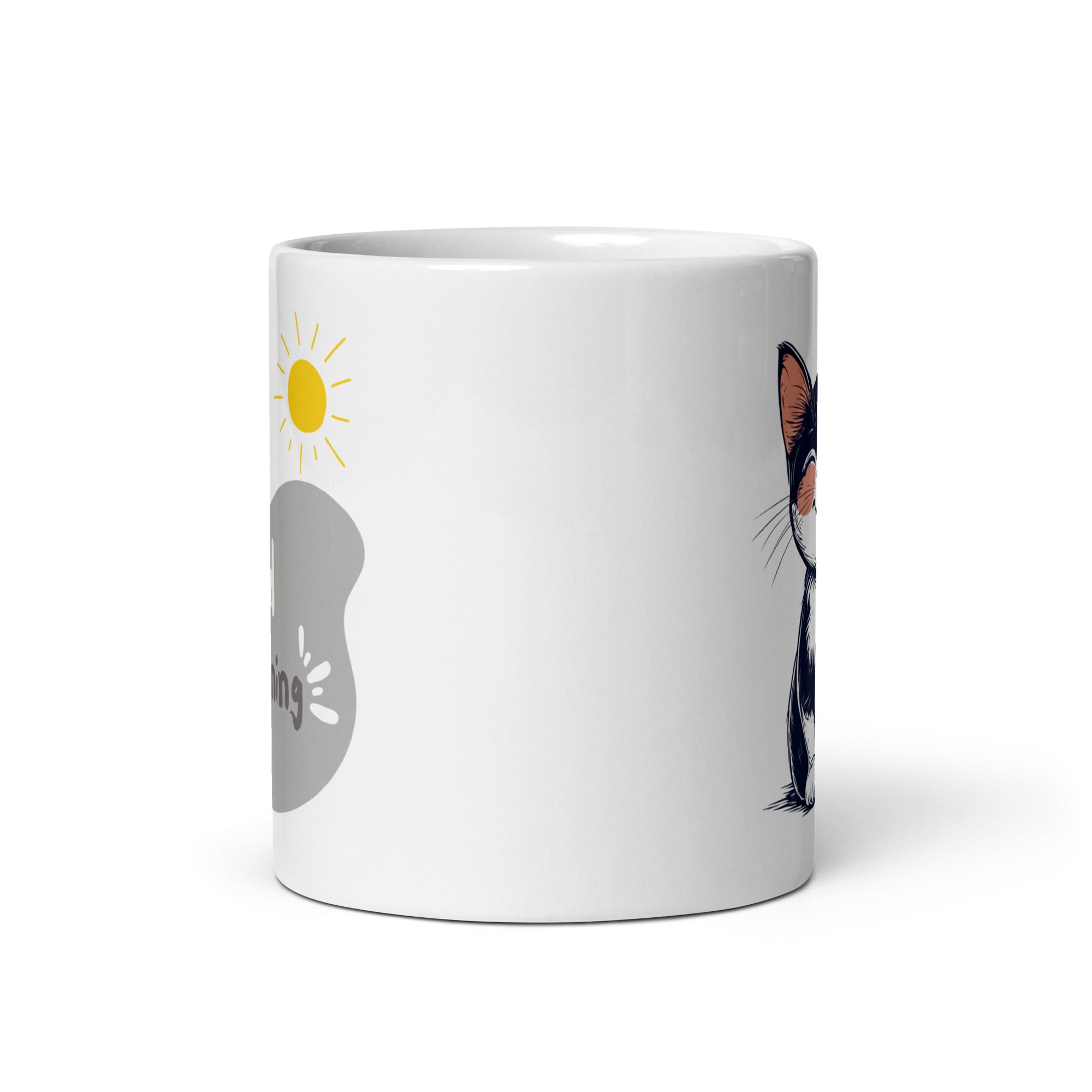  Cat mug in gift box, cute kitten coffee cup, perfect for gifting