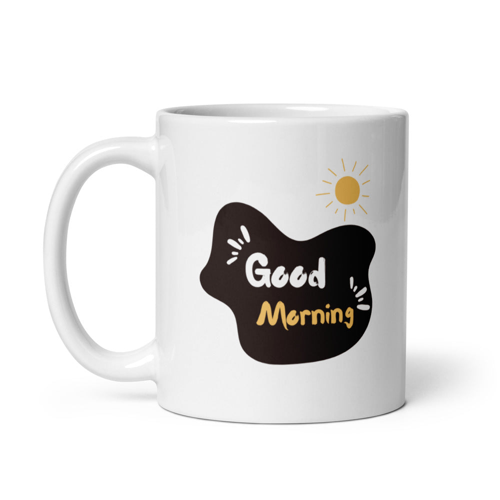 Adventure themed camping mug with lantern artwork – outdoor coffee cup UK