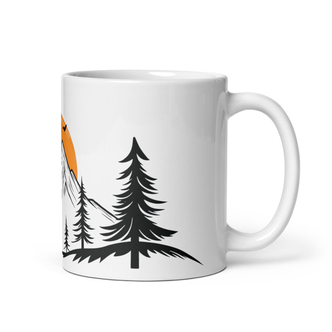 Mountain Sunrise Adventure Mug | Scenic Nature Design for Outdoor Lovers